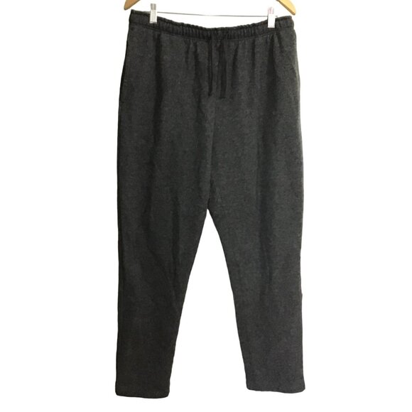 EDDIE BAUER MENS GREY ELASTIC WAIST TAPPER LEG JOGGERS SIZE LARGE - Picture 1 of 6